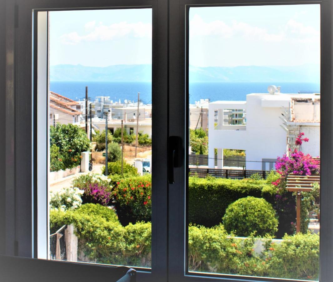 Sea View Apartment 15 Min From Athens Airport Nea Makri Exterior photo