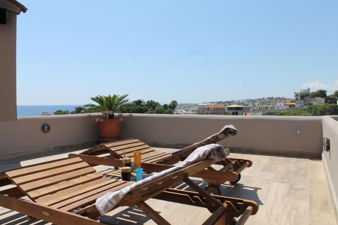 Sea View Apartment 15 Min From Athens Airport Nea Makri Exterior photo