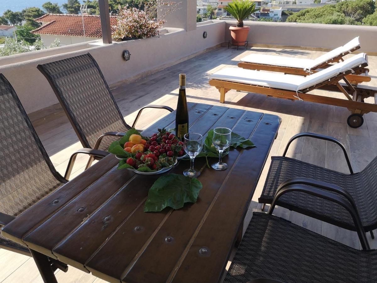 Sea View Apartment 15 Min From Athens Airport Nea Makri Exterior photo