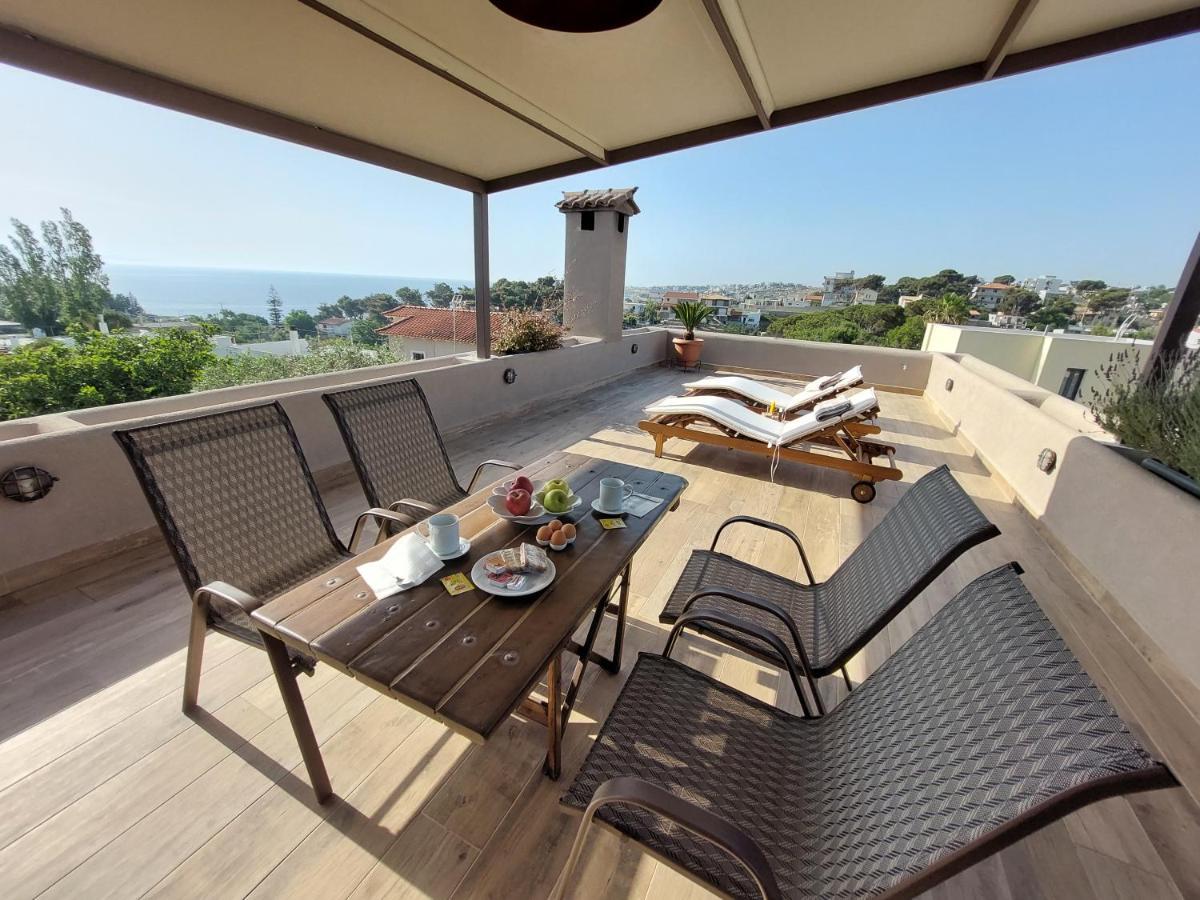 Sea View Apartment 15 Min From Athens Airport Nea Makri Exterior photo