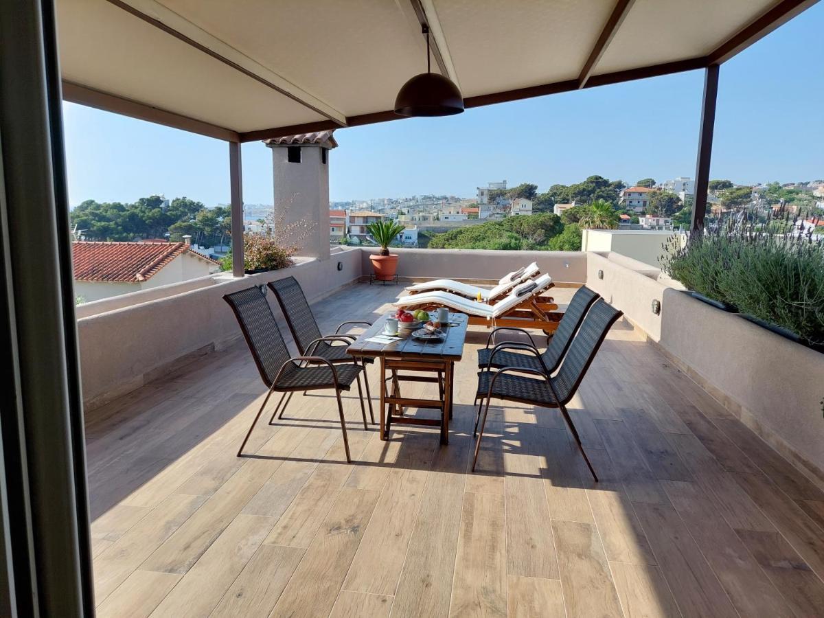 Sea View Apartment 15 Min From Athens Airport Nea Makri Exterior photo
