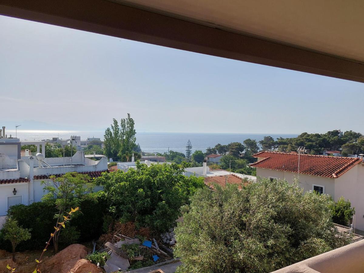 Sea View Apartment 15 Min From Athens Airport Nea Makri Exterior photo